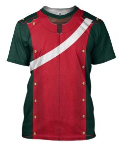 Gearhuman 3D Napoleonic French Light Cavalry Lancer Custom Tshirt Apparel GV190826 3D T-shirt T-Shirt S 