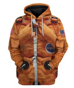 Gearhuman 3D NASA Advanced Crew Escape Suit Custom Hoodie Apparel GW21099 3D Apparel Hoodie S 