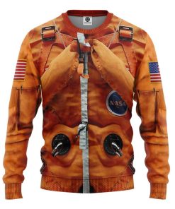 Gearhuman 3D NASA Advanced Crew Escape Suit Custom Sweatshirt Apparel GW21099 Sweatshirt Sweatshirt S 