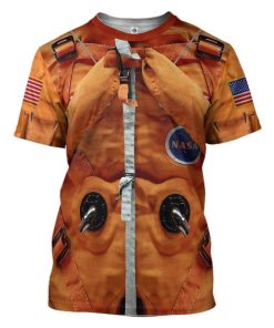 Gearhuman 3D NASA Advanced Crew Escape Suit Custom Tshirt Apparel GW21099 3D T-shirt T-Shirt S 