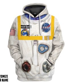 Gearhuman 3D Nasa Apollo Crew 1 Flightsuit Custom Hoodie Apparel GN15091 3D Apparel Hoodie S
