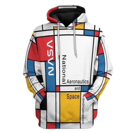 Gearhuman 3D Nasa Bauhaus Custom Hoodie Apparel GN18081 3D Custom Fleece Hoodies Hoodie S