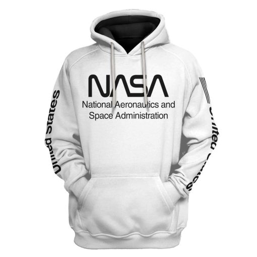 Gearhuman 3D Nasa Custom Hoodie Apparel GN17087 3D Custom Fleece Hoodies Hoodie S