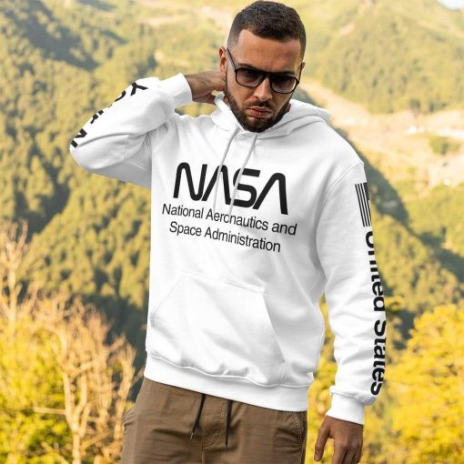Gearhuman 3D Nasa Custom Name Hoodie Apparel GN180815 3D Custom Fleece Hoodies