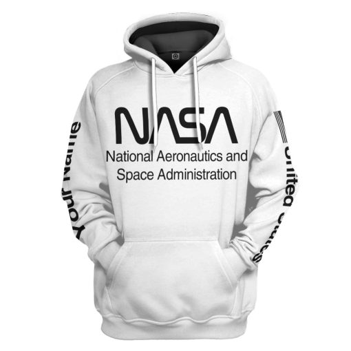 Gearhuman 3D Nasa Custom Name Hoodie Apparel GN180815 3D Custom Fleece Hoodies Hoodie S