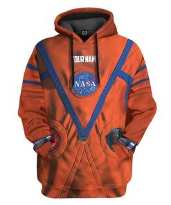 Gearhuman 3D NASA Orion Space Suit Custom Name Hoodie Apparel GW21097 3D Apparel Hoodie S 