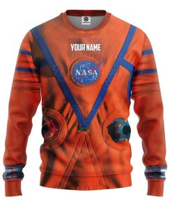 Gearhuman 3D NASA Orion Space Suit Custom Name Sweatshirt Apparel GW21097 Sweatshirt Sweatshirt S 