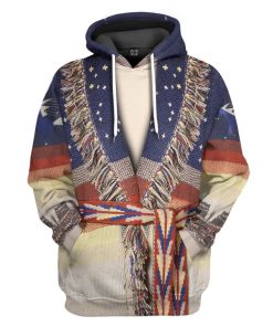 Gearhuman 3D Native American Flag Tshirt Hoodie Apparel GB11034 3D Apparel Hoodie S