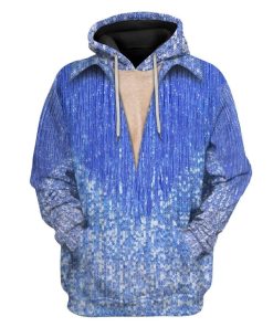 Gearhuman 3D Neil Diamond Blue Suit Custom Hoodie Apparel GV14085 3D Custom Fleece Hoodies Hoodie S 