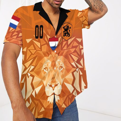 Gearhuman 3D Netherlands Football Supporter Hawaii Shirt ZK1406212 Short Sleeve Shirt