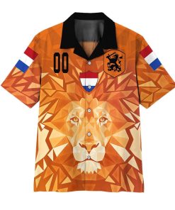 Gearhuman 3D Netherlands Football Supporter Hawaii Shirt ZK1406212 Short Sleeve Shirt Short Sleeve Shirt S 