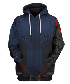 Gearhuman 3D New Winter soldier Custom Tshirt Hoodie Apparel CU111210 3D Apparel Hoodie S 