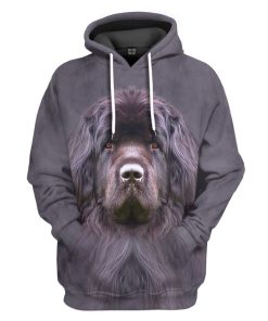 Gearhuman 3D Newfoundland Dog Tshirt Hoodie Apparel GV05033 3D Apparel Hoodie S