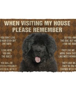 Gearhuman 3D Newfoundland House Rules Custom Doormat GW010213 Doormat Doormat S(15,8''x23,6'')