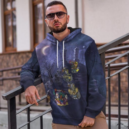 Gearhuman 3D Nightmare Racing Custom Hoodie Apparel GL26085 3D Custom Fleece Hoodies