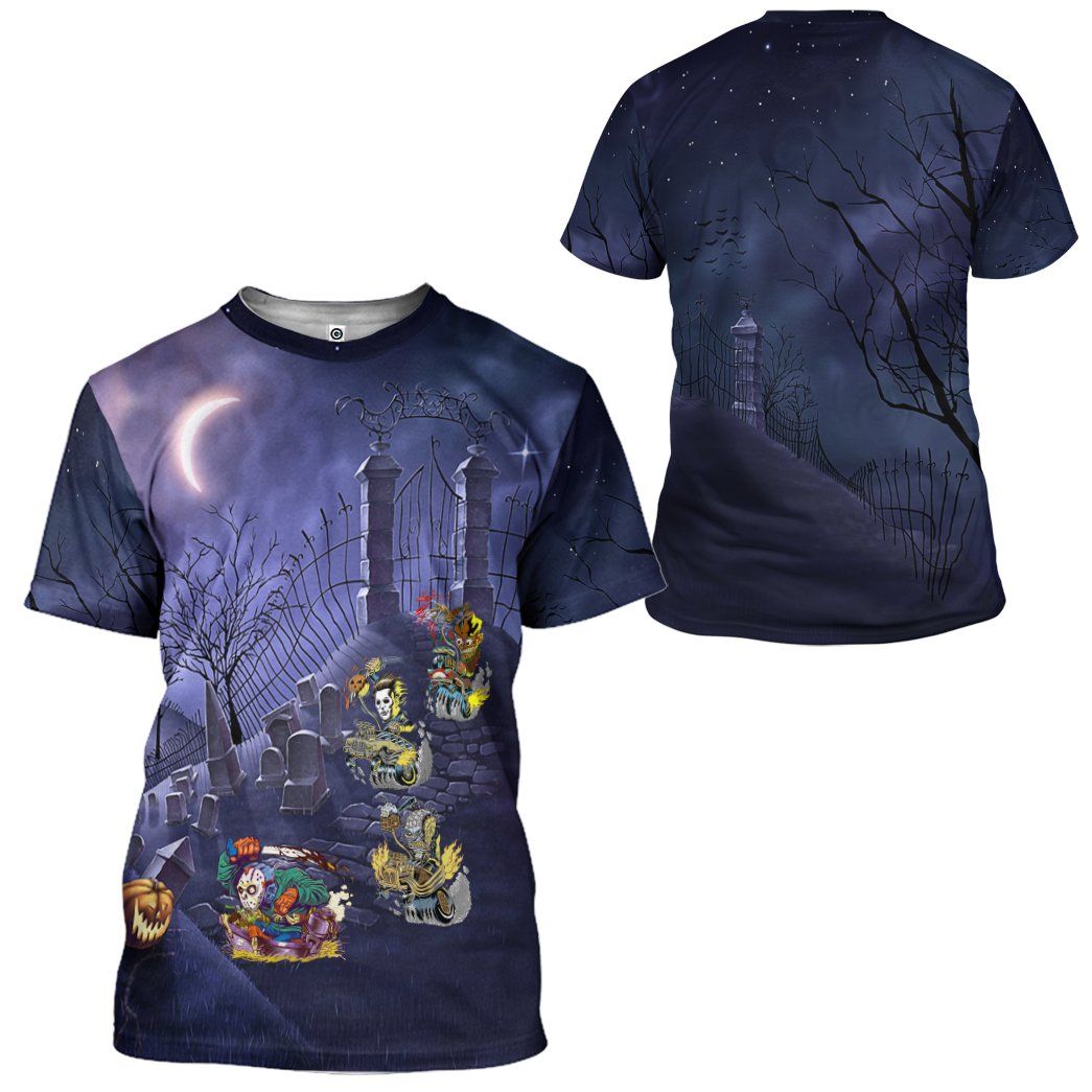 Gearhumans 3D Nightmare Racing Custom Tshirt Apparel 2 Gearhuman 3D Nightmare Racing Custom Tshirt Apparel GL26085 3D T-shirt