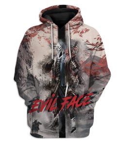 Gearhuman 3D Ninja Sword Custom Hoodie Apparel GA24025 3D Custom Fleece Hoodies Hoodie S 