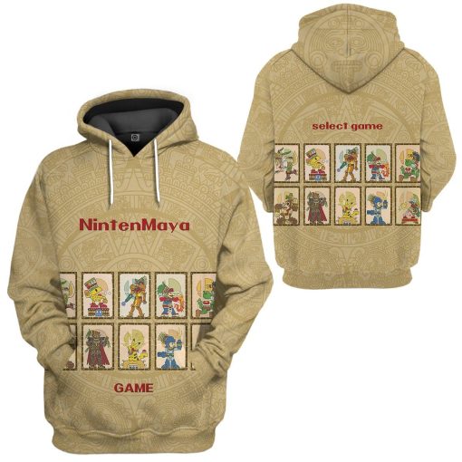 Gearhuman 3D Nintendo Maya Custom Hoodie Apparel GJ22091 3D Apparel