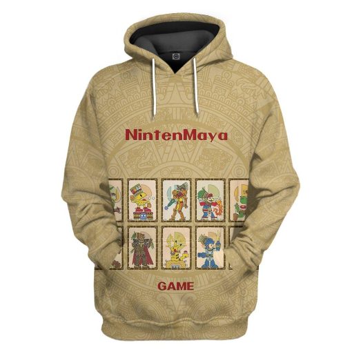 Gearhuman 3D Nintendo Maya Custom Hoodie Apparel GJ22091 3D Apparel Hoodie S