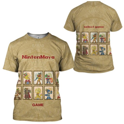 Gearhuman 3D Nintendo Maya Custom Tshirt Apparel GJ22091 3D T-shirt