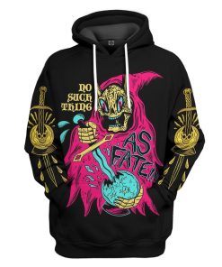 Gearhuman 3D No Such Thing As Fate Custom Hoodie Apparel GV09098 3D Custom Fleece Hoodies Hoodie S 