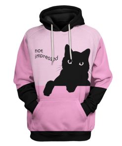 Gearhuman 3D Not Impressed All Over Custom Hoodie GR07127 3D Apparel Hoodie S 
