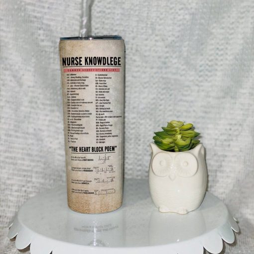 Gearhuman 3D Nurse Knowledge Custom Tumbler GB29128 Tumbler