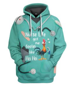 Gearhuman 3D Nurse Life Fleece Hoodie Apparel GH15052 3D Custom Fleece Hoodies Hoodie S