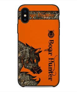 Gearhuman 3D Orange Boar Hunter Custom Phone Case GV091110 Glass Phone Case Iphone X 