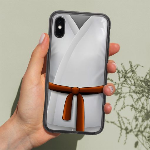 Gearhuman 3D Orange Karate Belt Phone Case ZK1706217 Glass Phone Case