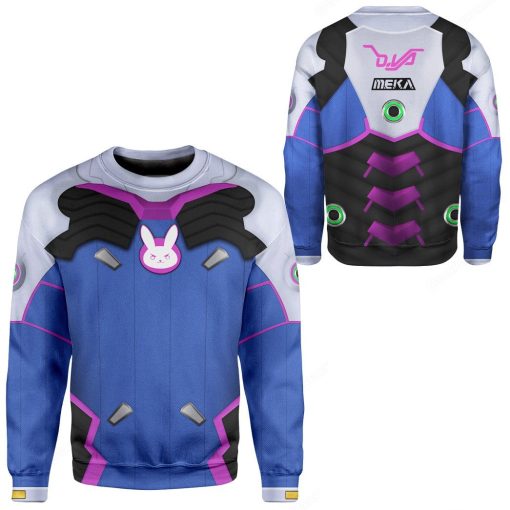 Gearhuman 3D Overwatch DVa Custom Sweatshirt Apparel GW200814 Sweatshirt