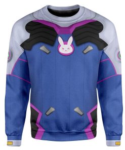 Gearhuman 3D Overwatch DVa Custom Sweatshirt Apparel GW200814 Sweatshirt Sweatshirt S 