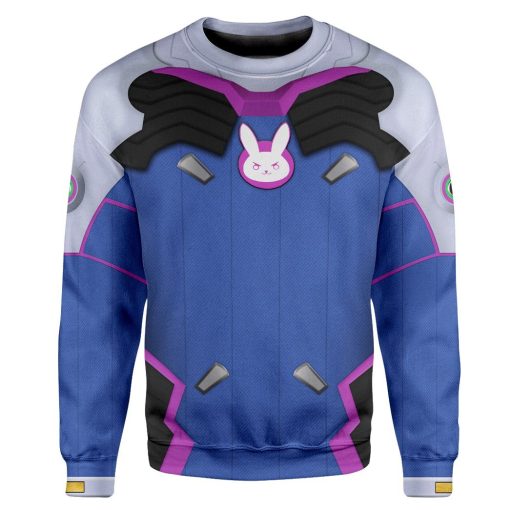 Gearhuman 3D Overwatch DVa Custom Sweatshirt Apparel GW200814 Sweatshirt Sweatshirt S