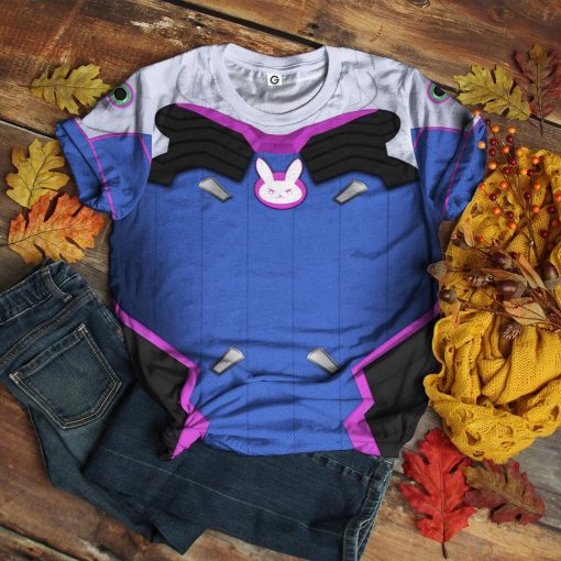 Gearhuman 3D Overwatch DVa Custom Tshirt Apparel GW200814 3D T-shirt