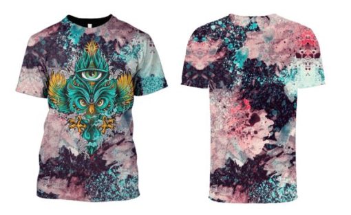 Gearhumans 3d Owl Hoodies -T-Shirt Apparel 3 Gearhuman 3d Owl Hoodies -T-Shirt Apparel HP101110 3D Custom Fleece Hoodies