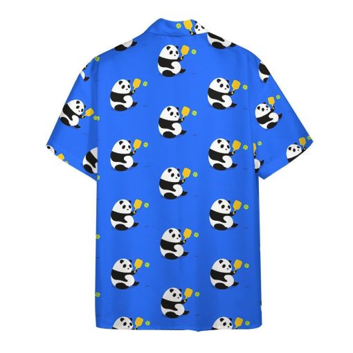Gearhuman 3D Panda Pickleball Hawaii Shirt ZK0507212 Short Sleeve Shirt