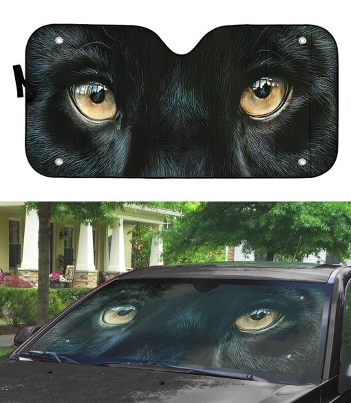 Gearhuman 3D Panther Eyes Car Sunshade ZK3006213 Auto Sunshade