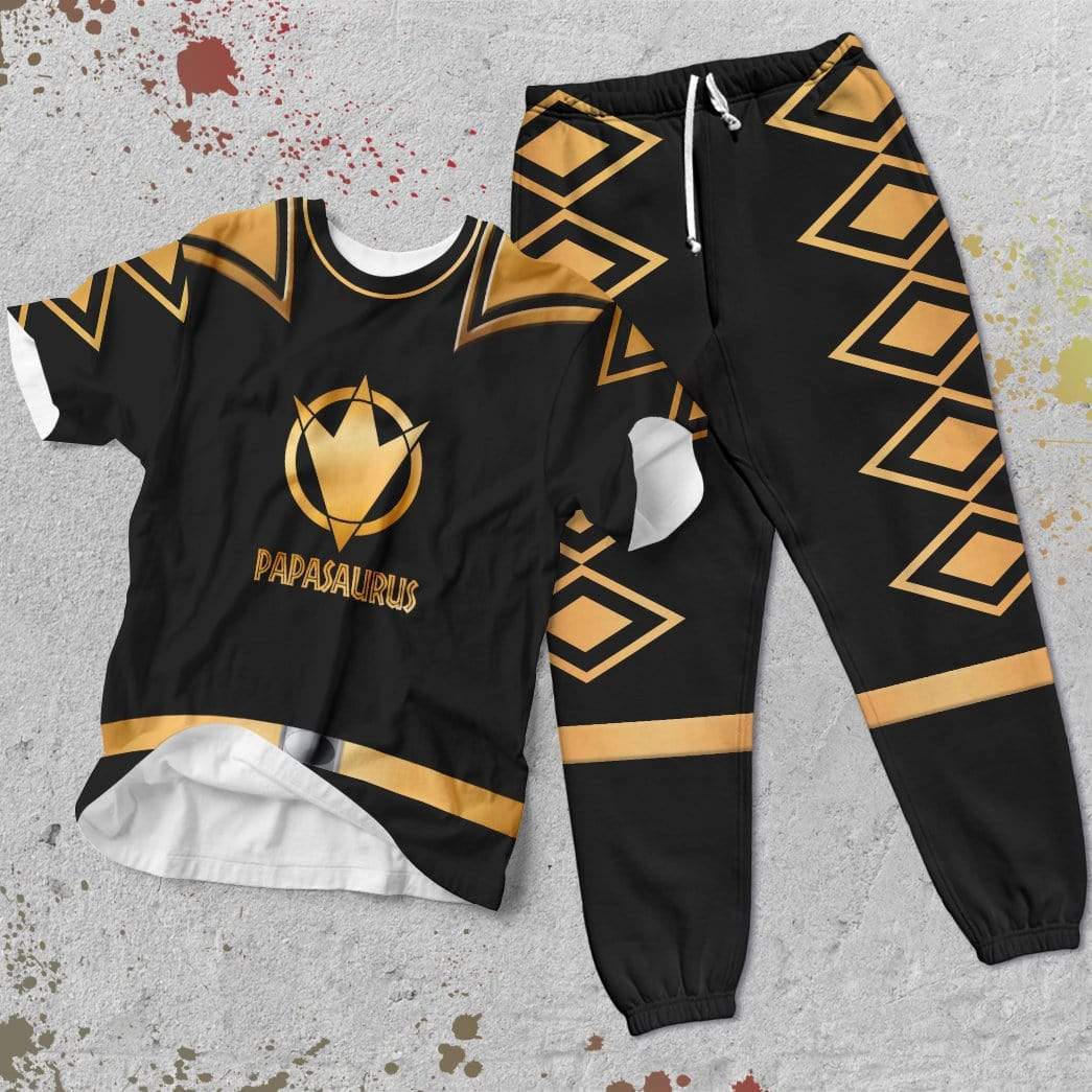 Gearhumans 3D Papasaurus Custom Hoodie Apparel 4 Gearhuman 3D Papasaurus Custom Hoodie Apparel GH20052 3D Custom Fleece Hoodies