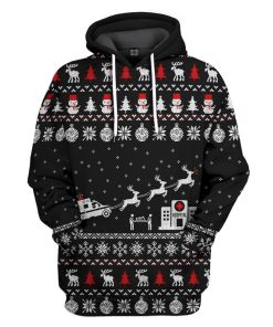 Gearhuman 3D Paramedic Hospital Ambulance Ugly Christmas Sweater Custom Hoodie Apparel GV09104 3D Apparel Hoodie S 