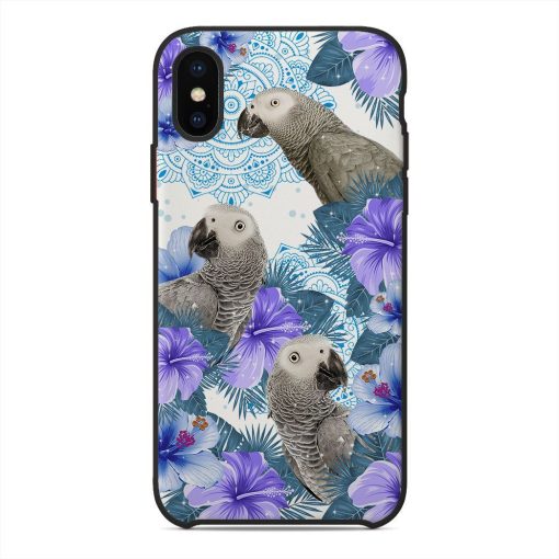 Gearhuman 3D Parrot Phonecase GB03031 Glass Phone Case Iphone X