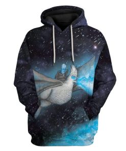 Gearhuman 3D Patrick King Riding Dragon Custom Hoodies Apparel GA20027 3D Custom Fleece Hoodies Hoodie S 