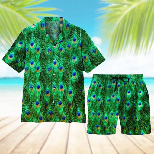 Gearhuman 3D Peacock Beach Short ZZ0906211 Men Shorts