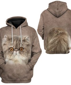 Gearhuman 3D Persian Cat Tshirt Hoodie Apparel GL22122 3D Apparel 
