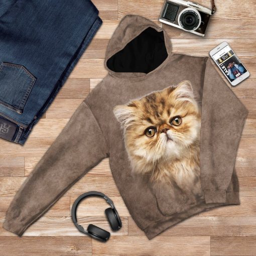 Gearhuman 3D Persian Cat Tshirt Hoodie Apparel ZL17122 3D Apparel