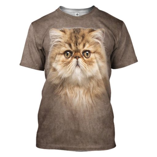 Gearhuman 3D Persian Cat Tshirt Hoodie Apparel ZL17122 3D Apparel T-Shirt S