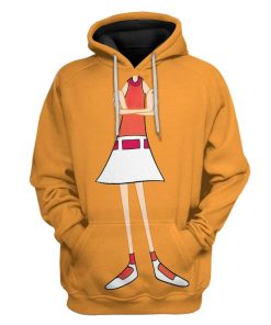 Gearhuman 3D Phineas And Ferb Candace Flynn Custom Hoodie Apparel GW21085 3D Custom Fleece Hoodies Hoodie S 