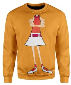 Gearhuman 3D Phineas And Ferb Candace Flynn Custom Sweatshirt Apparel GW21085 Sweatshirt Sweatshirt S 