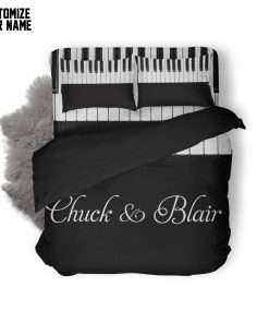 Gearhuman 3D Piano Custom Name Bedding Set GB03039 Bedding Set Twin 3PCS
