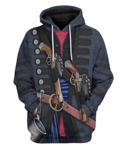 Gearhuman 3D Pirate Costume Custom Hoodie Apparel GW12058 3D Custom Fleece Hoodies Hoodie S 