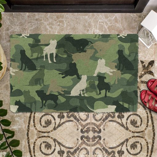 Gearhuman 3D Pit Bull Camo Doormat GK01023 Doormat